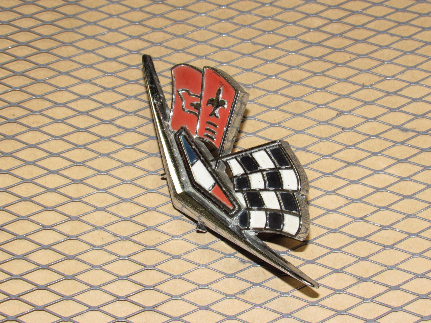 63 Chevrolet Corvette OEM Fender Badge Emblem