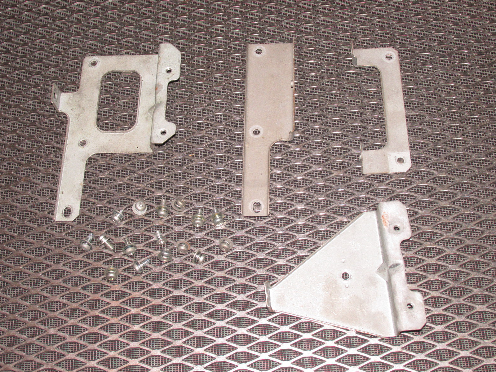 81 82 83 Datsun 280zx OEM Dash Radio & Cassette Mounting Bracket Set