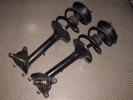 87 88 89 Nissan 300zx OEM Front Shock Spring & Spindle Assembly - Set