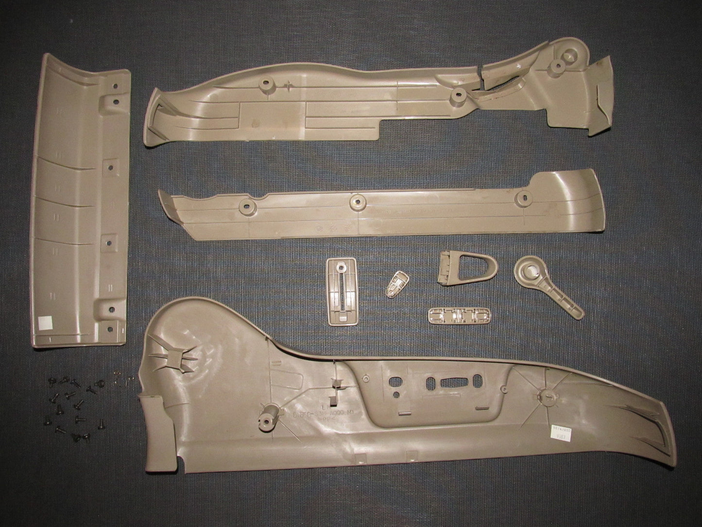 01 02 03 Acura CL OEM Type-S Seat Track Cover Panel - Left Set