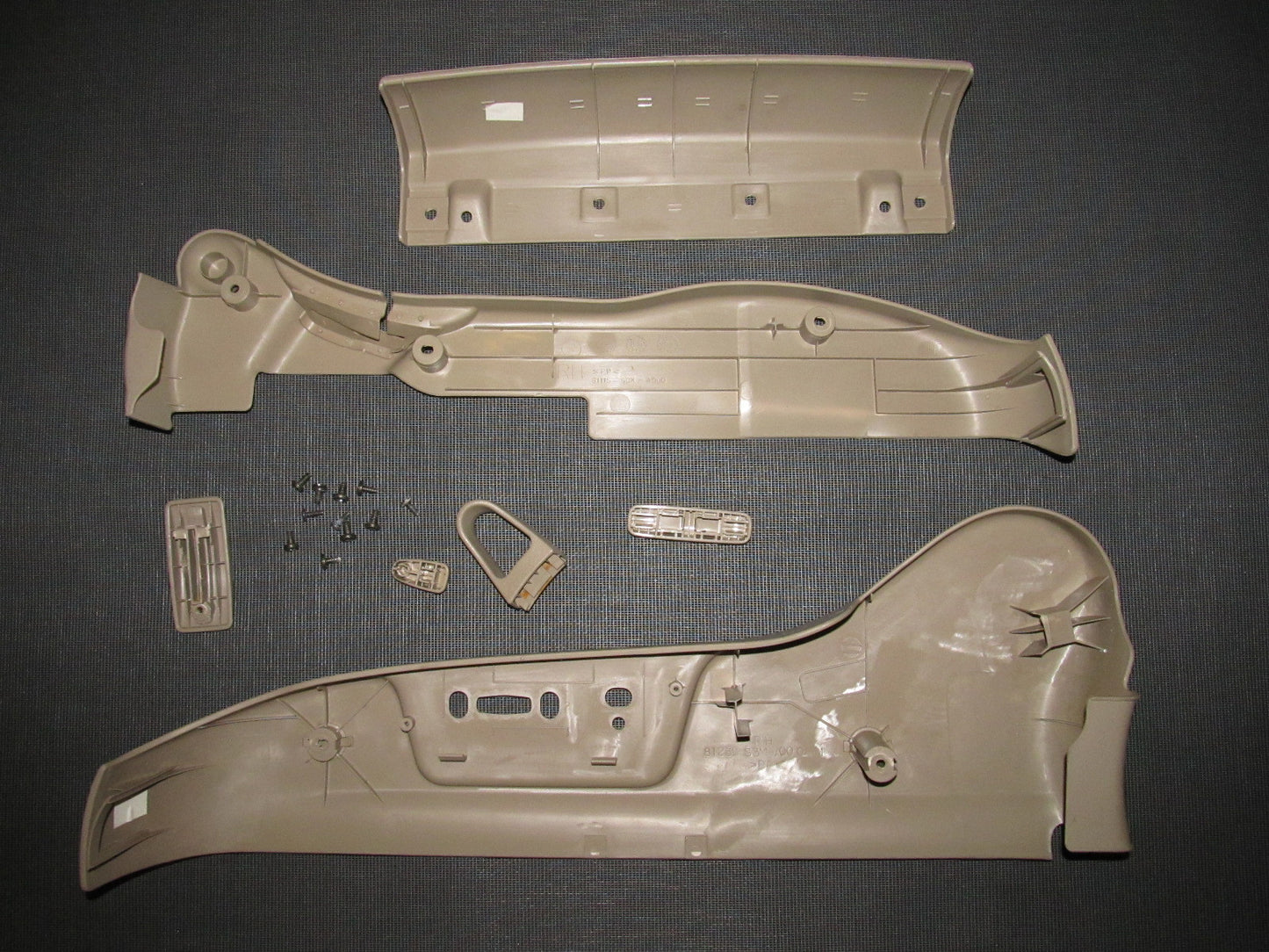 01 02 03 Acura CL OEM Type-S Seat Track Cover Panel - Right Set