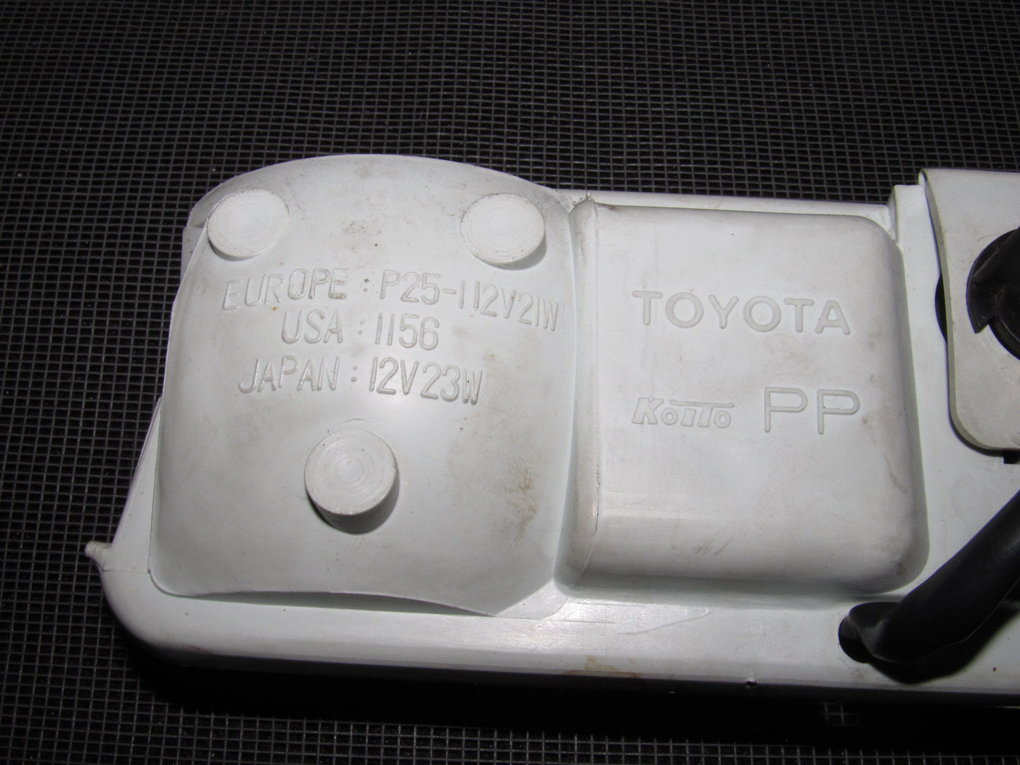 86 87 88 Toyota Supra OEM Tail Light Bulb Socket Panel - Right