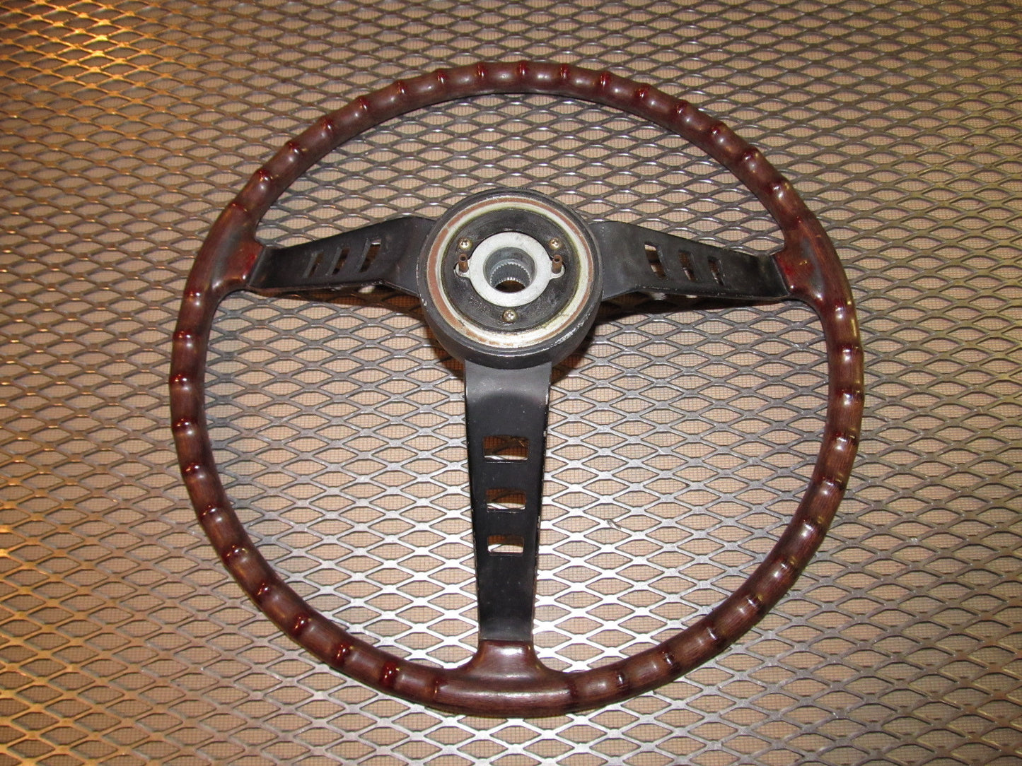 72 73 Datsun 240z OEM Steering Wheel - Rosewood