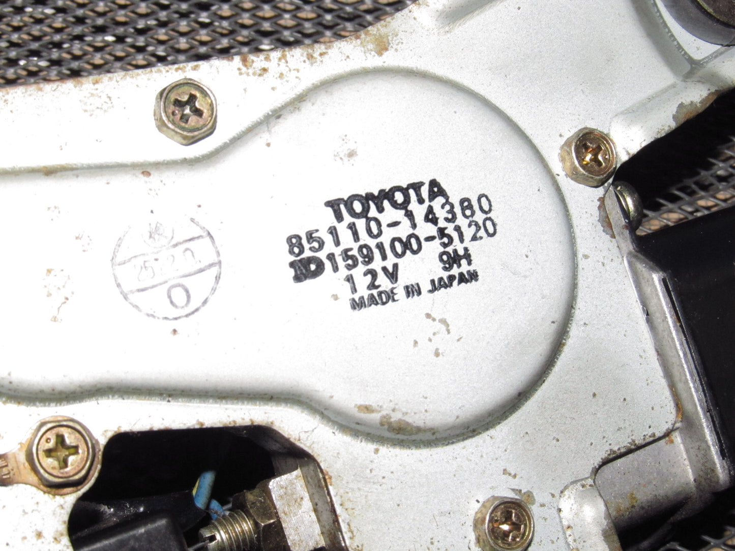 89 90 91 92 Toyota Supra OEM Rear Wiper Motor