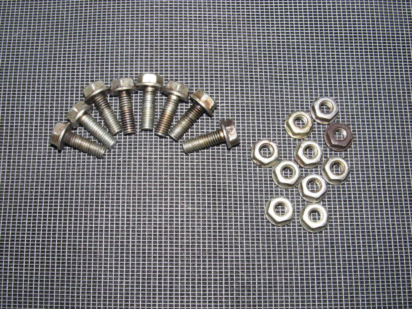 88 89 Honda CRX D15B2 1.5L OEM Oil Panel Mounting Bolt Set