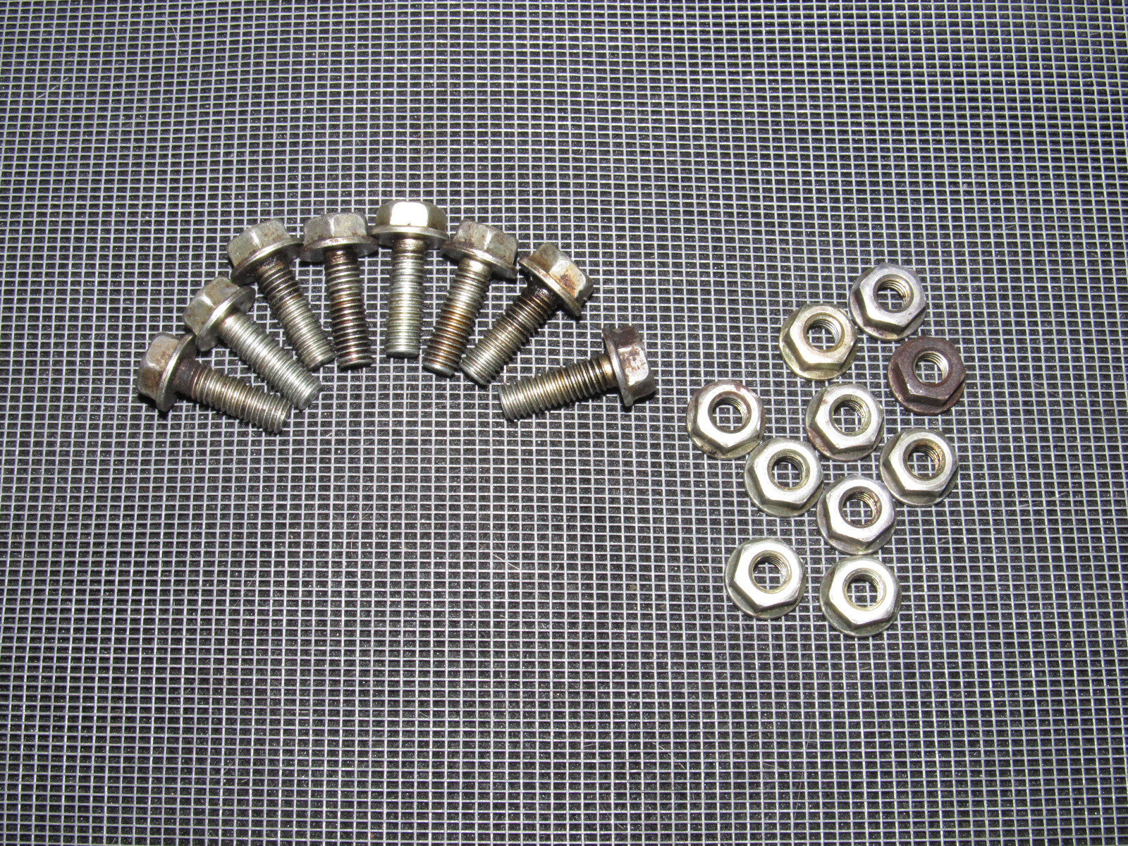 88 89 Honda CRX D15B2 1.5L OEM Oil Panel Mounting Bolt Set