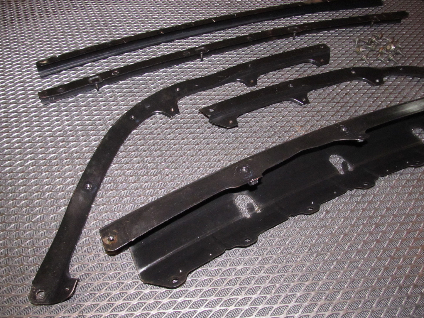 94 95 96 Mitsubishi 3000GT Front Bumper Bracket Plate - Set