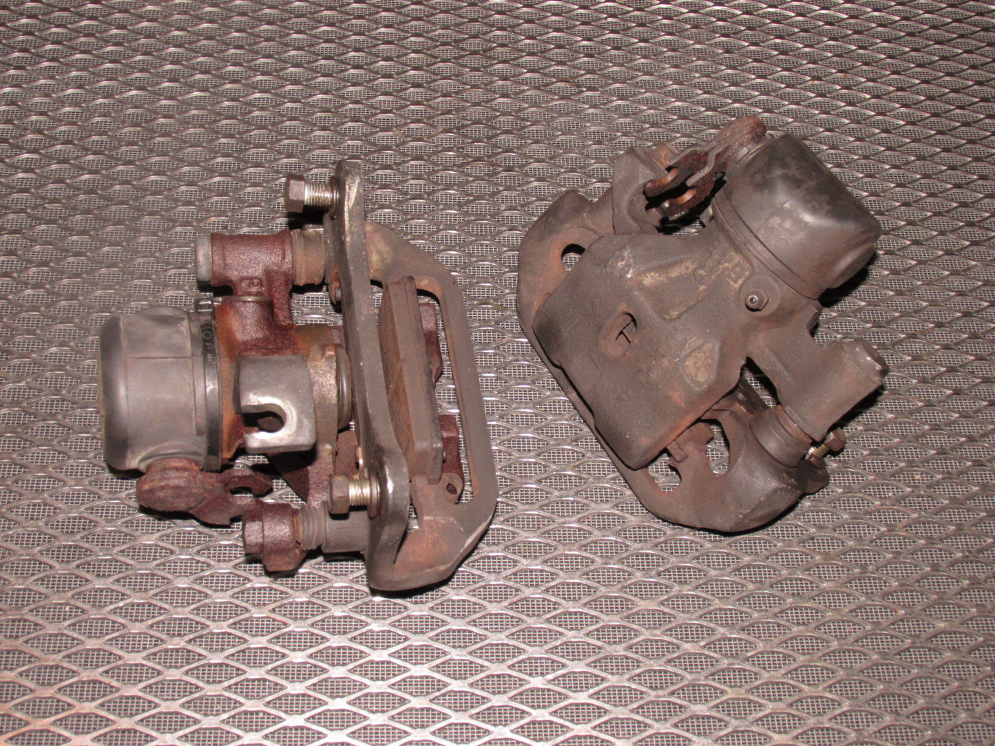 84 85 Mazda RX7 OEM Rear Brake Caliper - Set