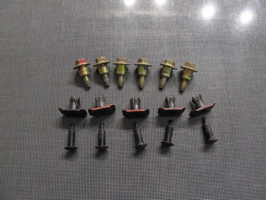 90-93 Miata OEM Rear Bumper Bolts & Clips Hardware