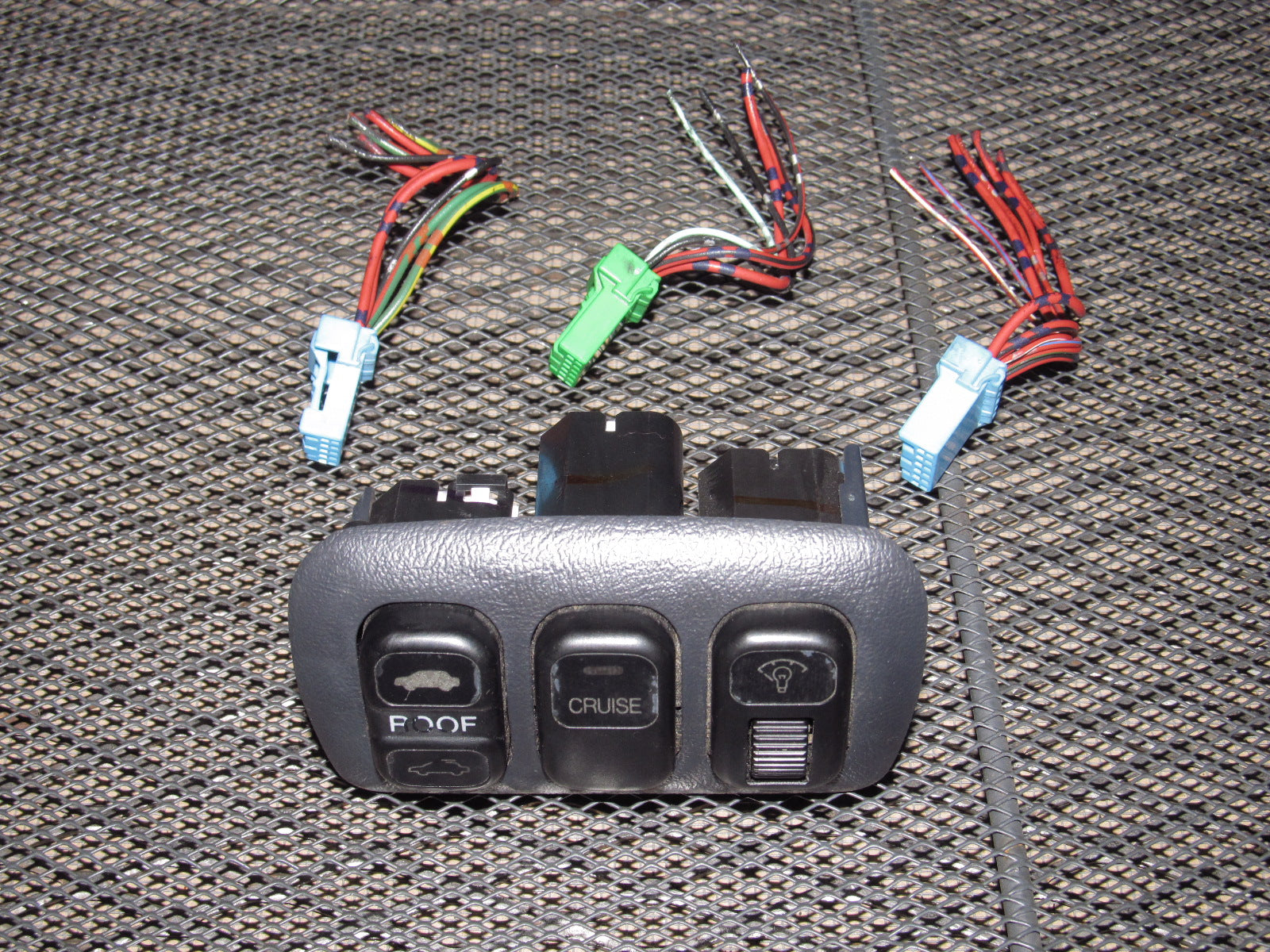 92 92 94 95 96 Honda Prelude OEM Dash Sunroof Cruise & Dimmer Switch