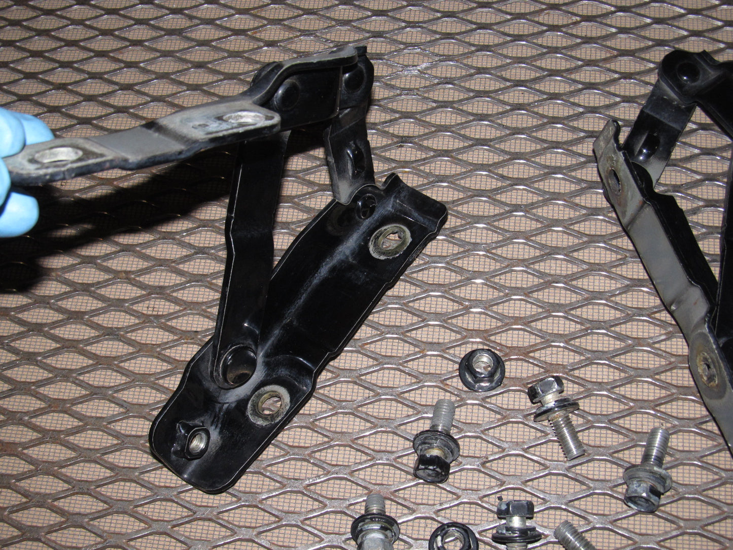 97 98 99 Mitsubishi Eclipse OEM Convertible Trunk Hinges Set