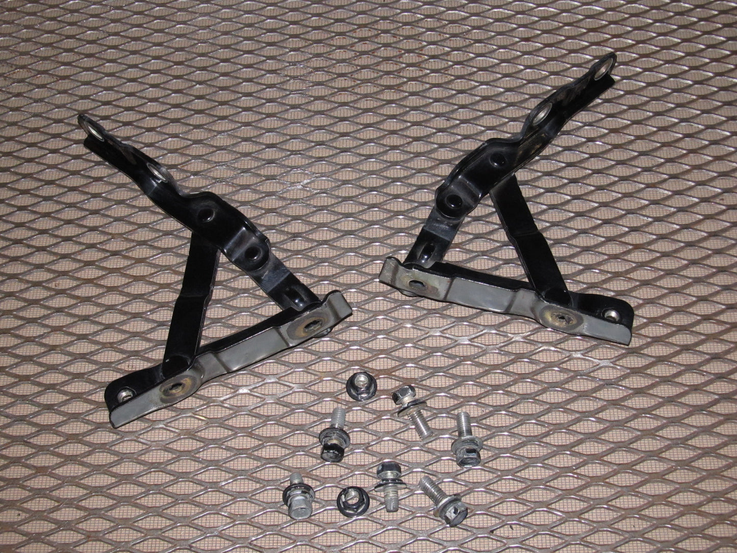 97 98 99 Mitsubishi Eclipse OEM Convertible Trunk Hinges Set