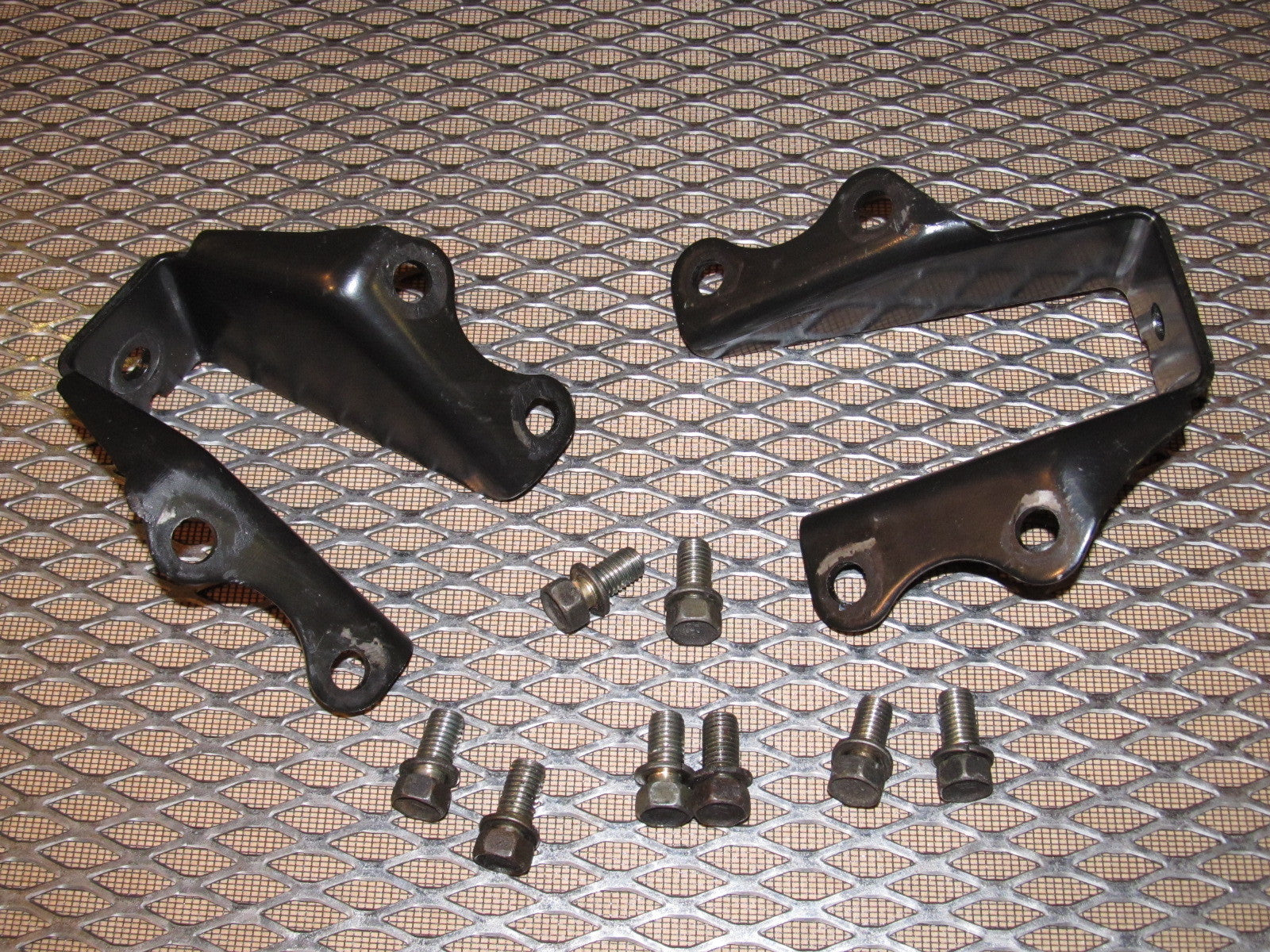 89 90 Nissan 240SX OEM Engine Motor Mount Bracket - Set