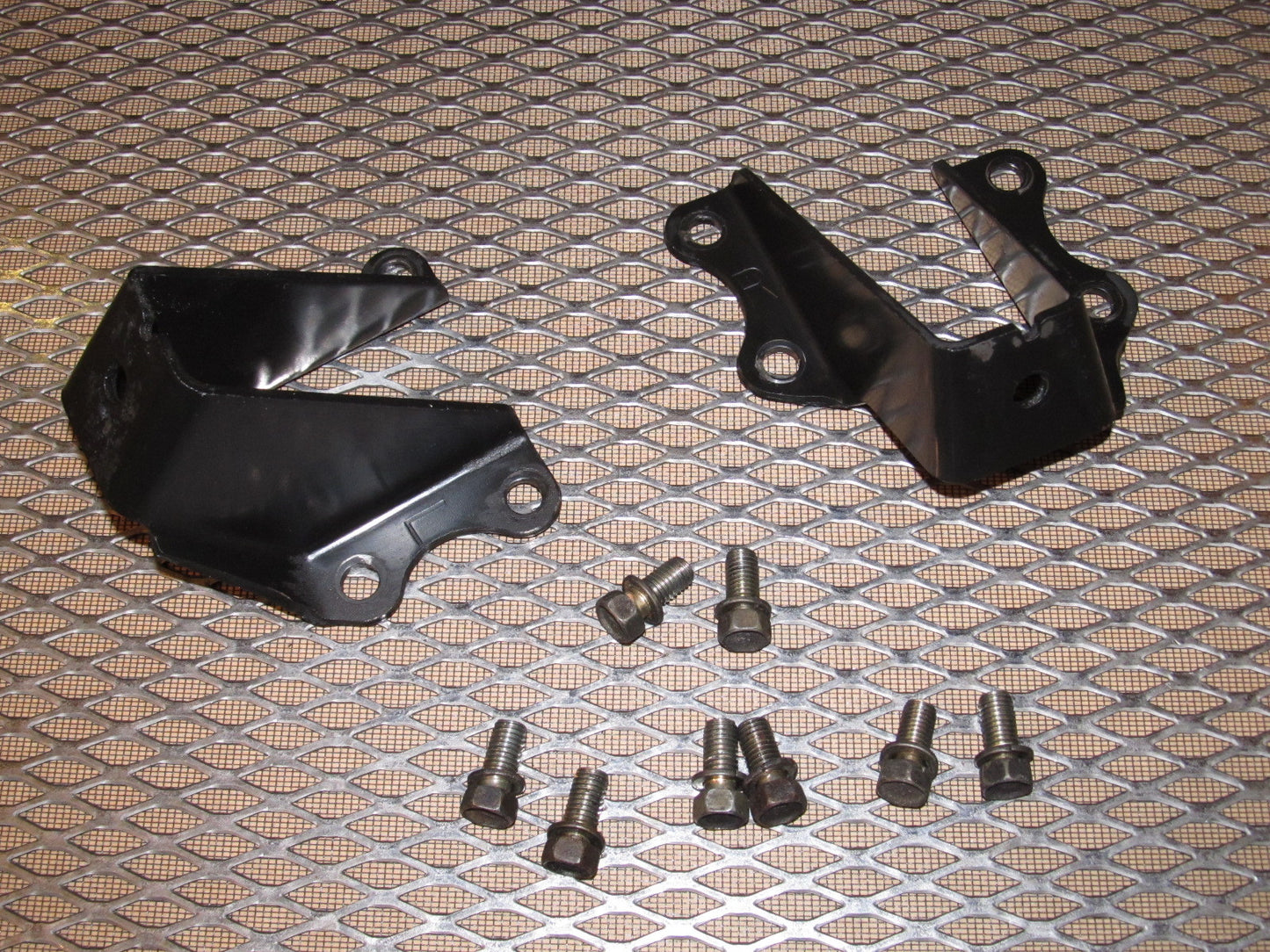 89 90 Nissan 240SX OEM Engine Motor Mount Bracket - Set