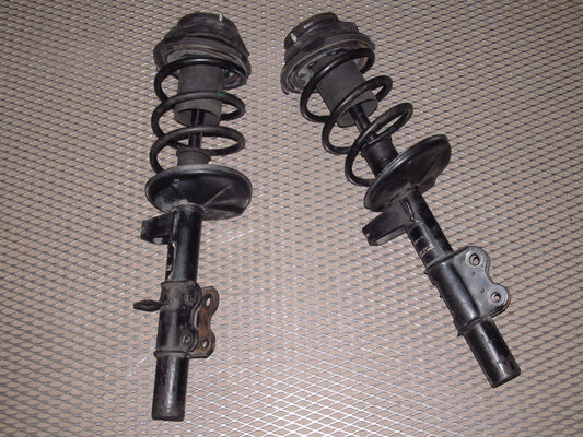 85 86 Toyota MR2 OEM Front Shock & Spring Assembly - Set