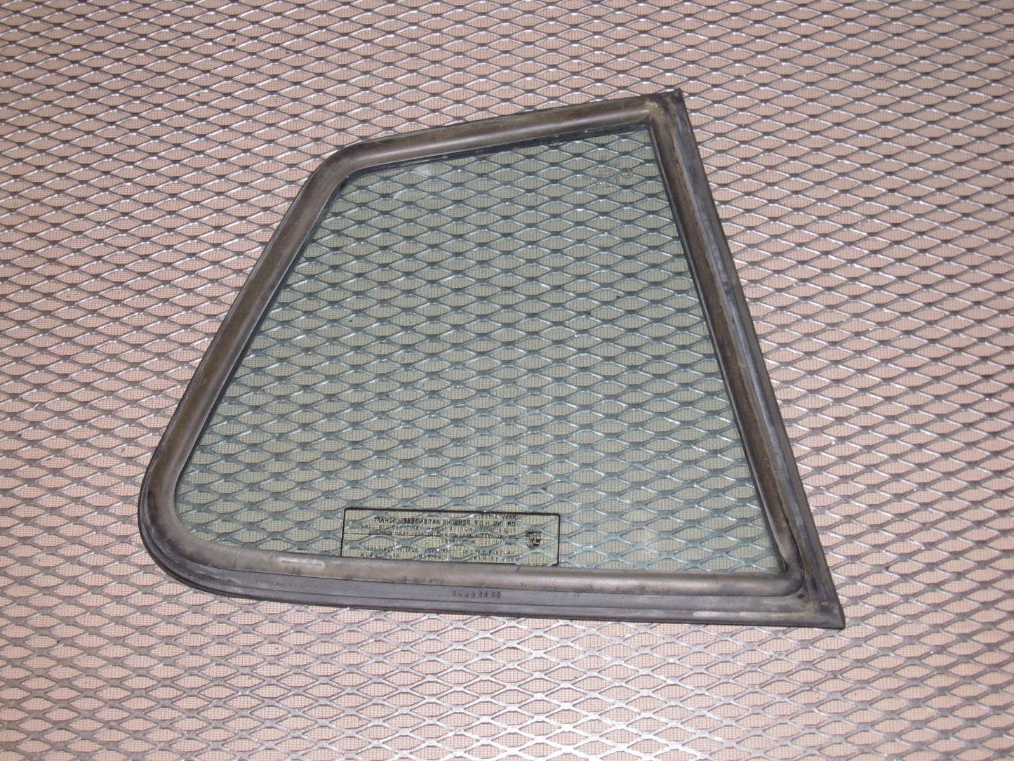 83-85 Porsche 944 OEM Rear Quarter Window - Left