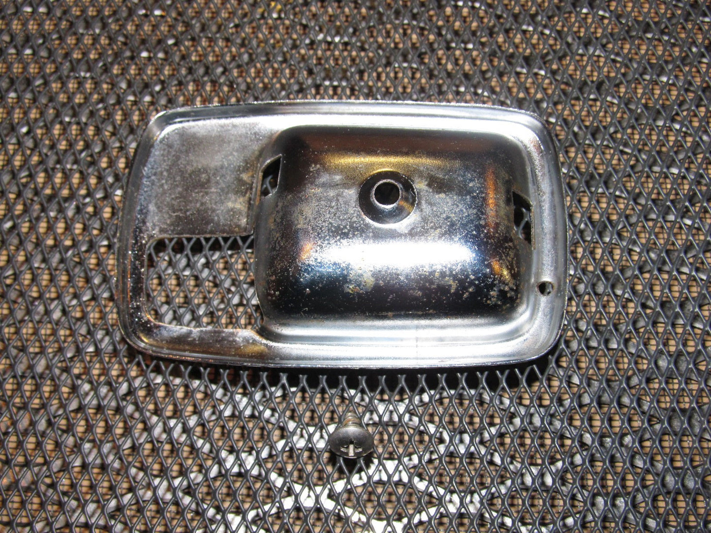 72 73 Datsun 240z OEM Interior Door Handle Bezel - Right