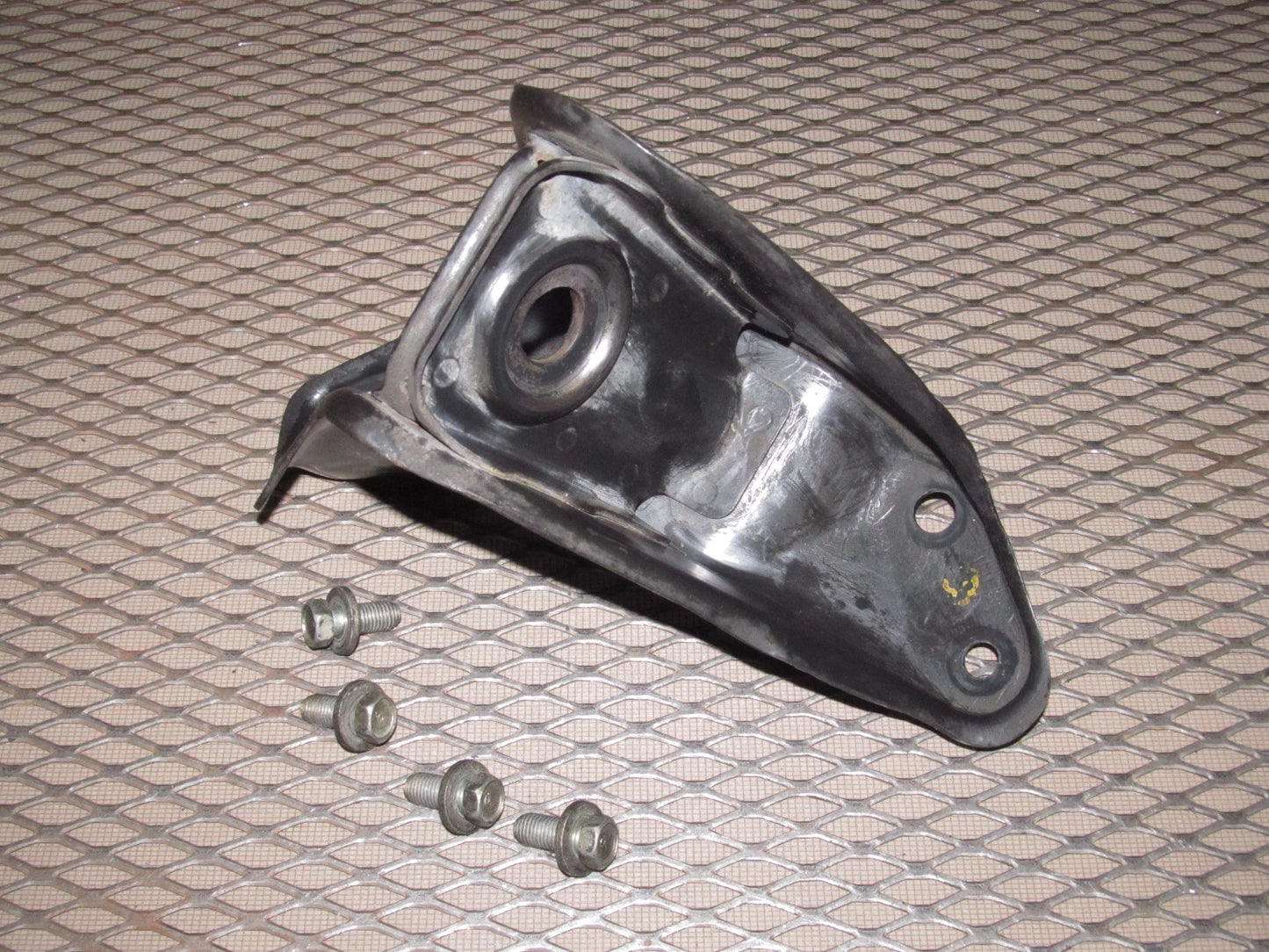 85 86 Toyota MR2 OEM Front Tension Rod Mounting Bracket - Left