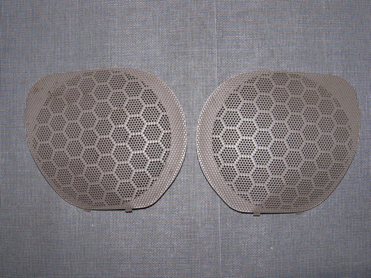 96-00 Honda Civic OEM Brown Speaker Grille - Front Set