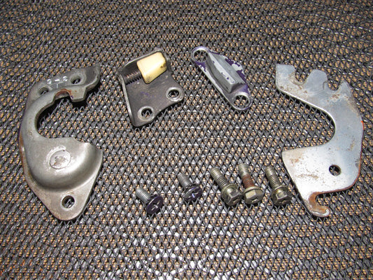 72 73 Datsun 240z OEM Door Latch Striker Bracket - Right Set