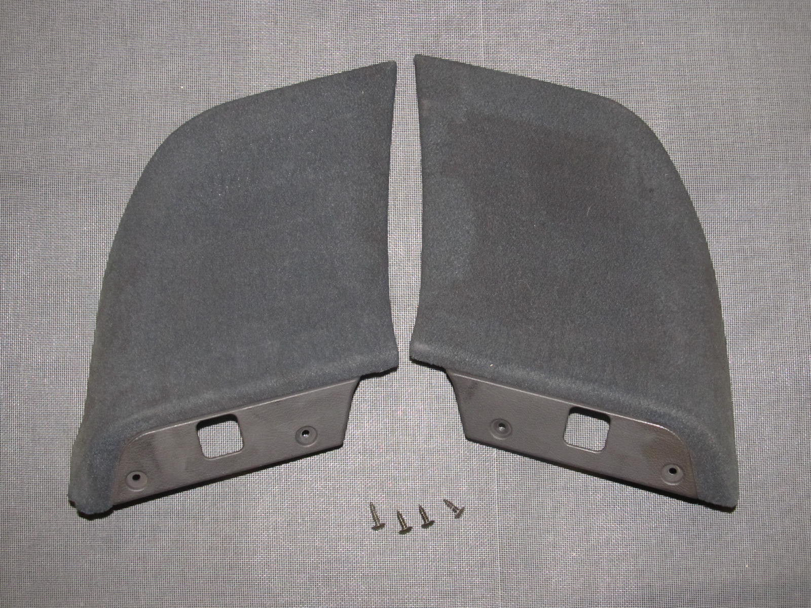 88-91 Honda CRX OEM Gray Speaker Grille - Rear Set