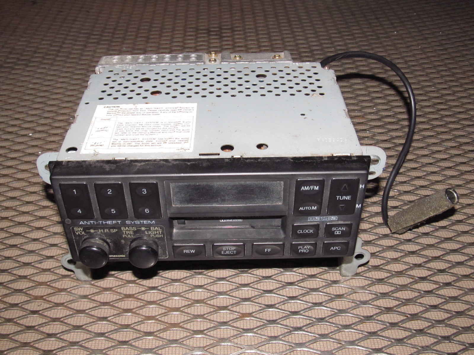 90 91 92 93 Mazda Miata OEM Radio & Cassette Player