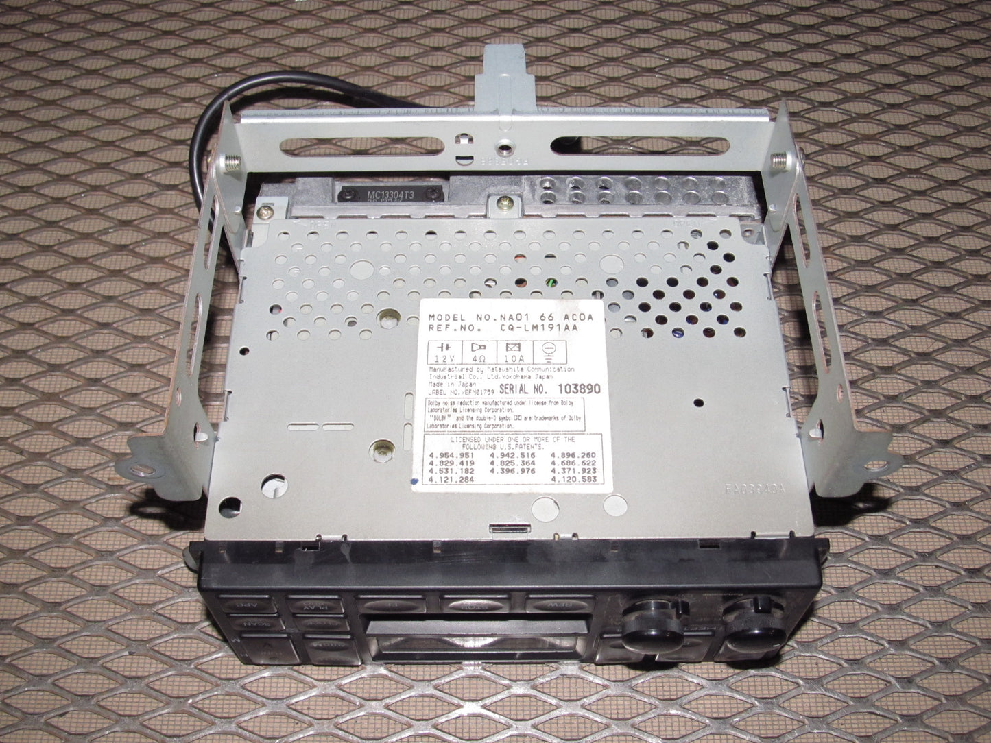 90 91 92 93 Mazda Miata OEM Radio & Cassette Player