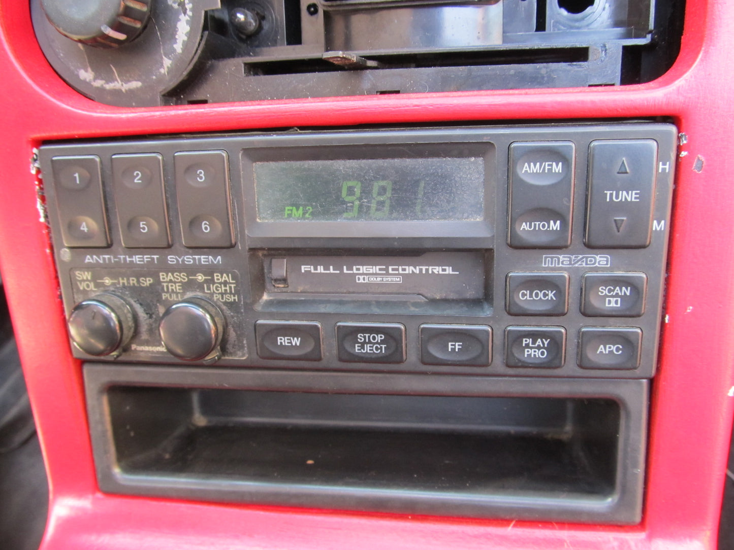 90 91 92 93 Mazda Miata OEM Radio & Cassette Player