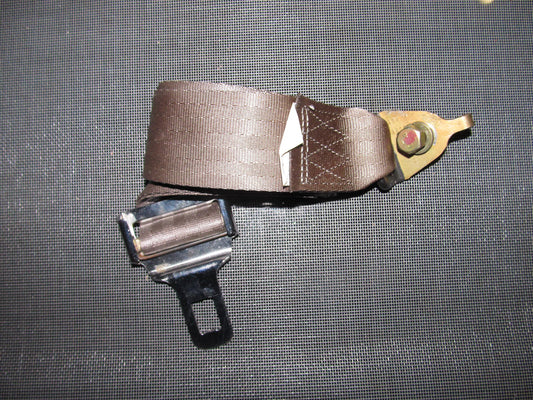 96-00 Honda Civic OEM Brown Seat Belt - Rear Center