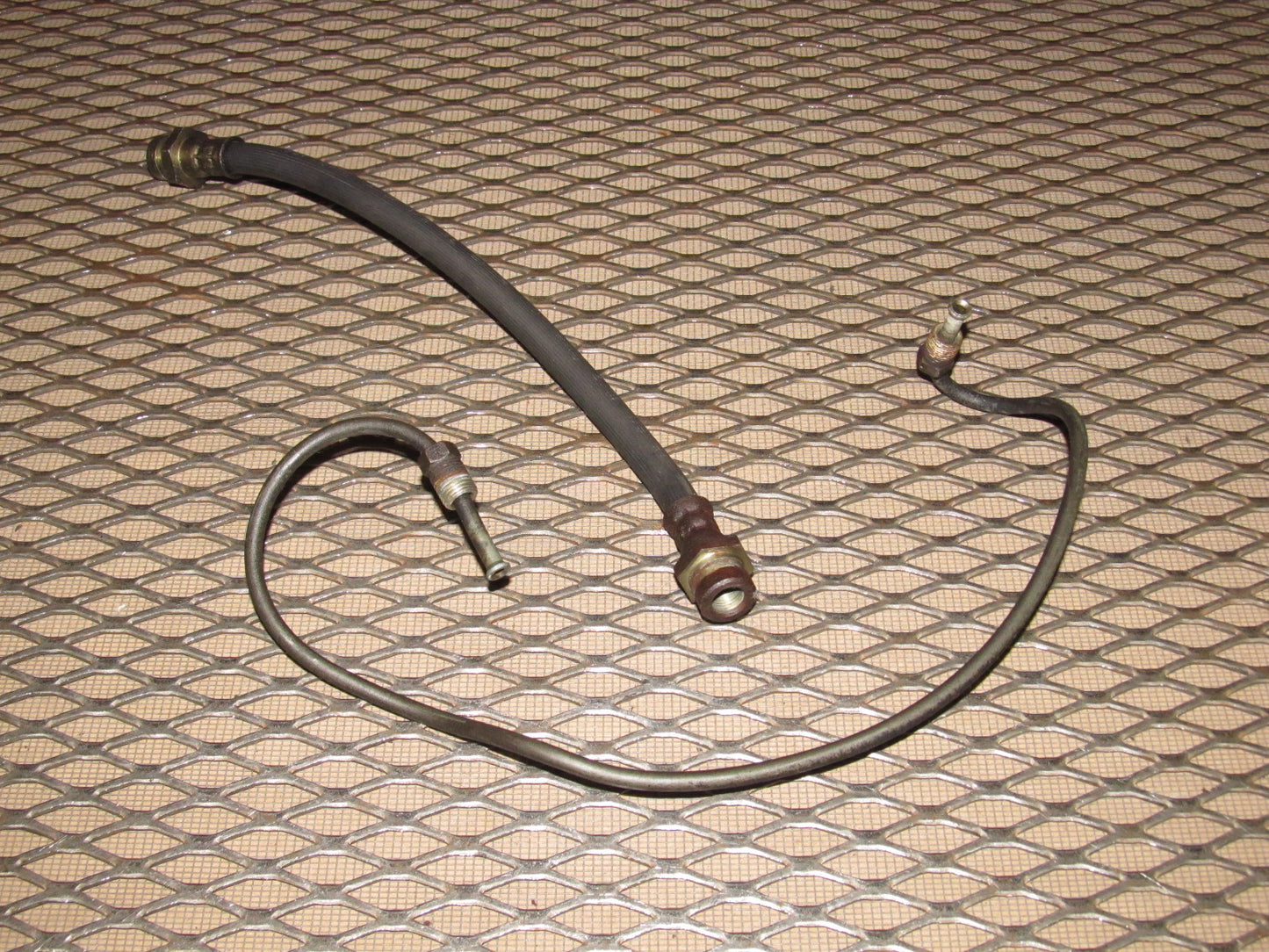 72 73 Datsun 240z OEM Rear Brake Hose & Line - Right