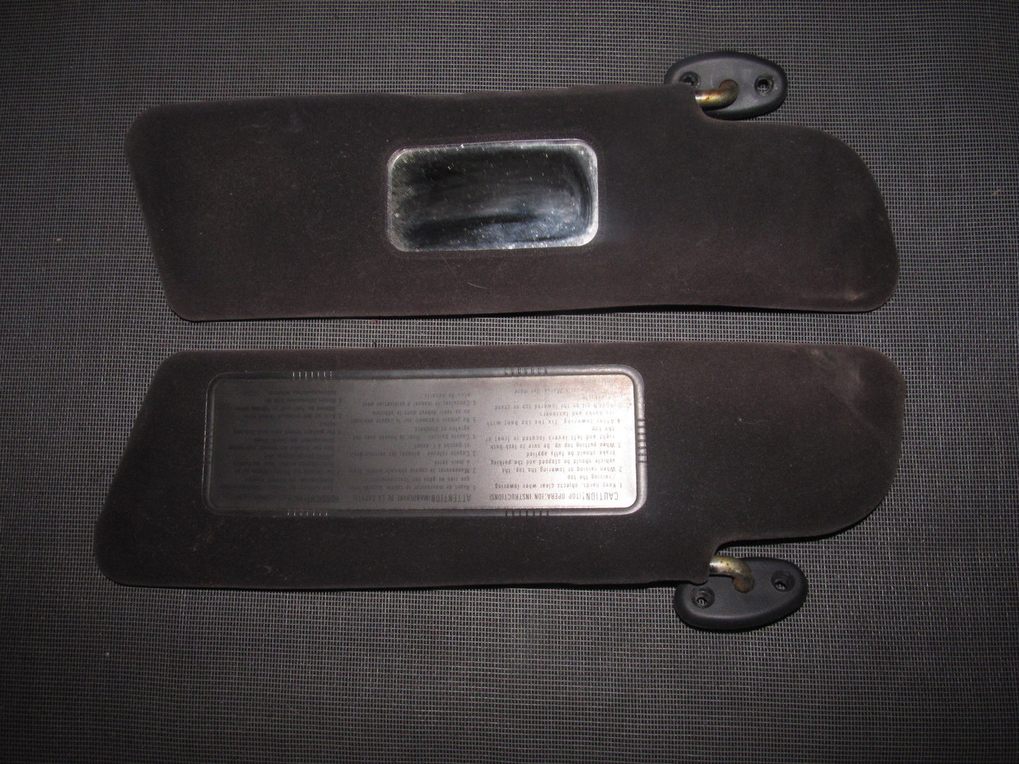 94 95 96 97 Mazda Miata OEM Sun Visor Set