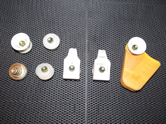 89 90 91 92 Toyota Supra OEM Window Clips & Roller - Right