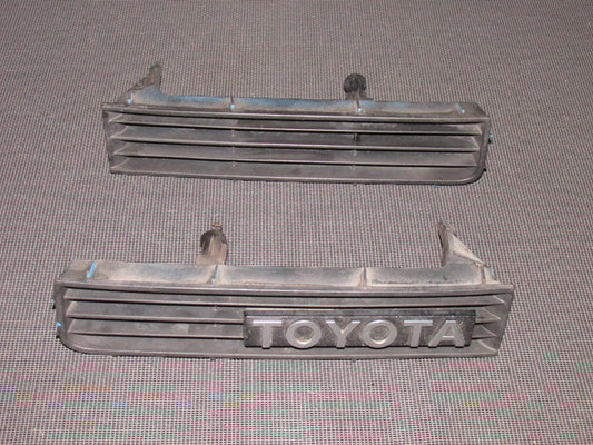 89 90 91 92 Toyota Supra OEM Front Bumper Grille - Set