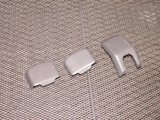 89 90 91 92 Toyota Supra OEM Seat Track Cover Cap - Front Left Set