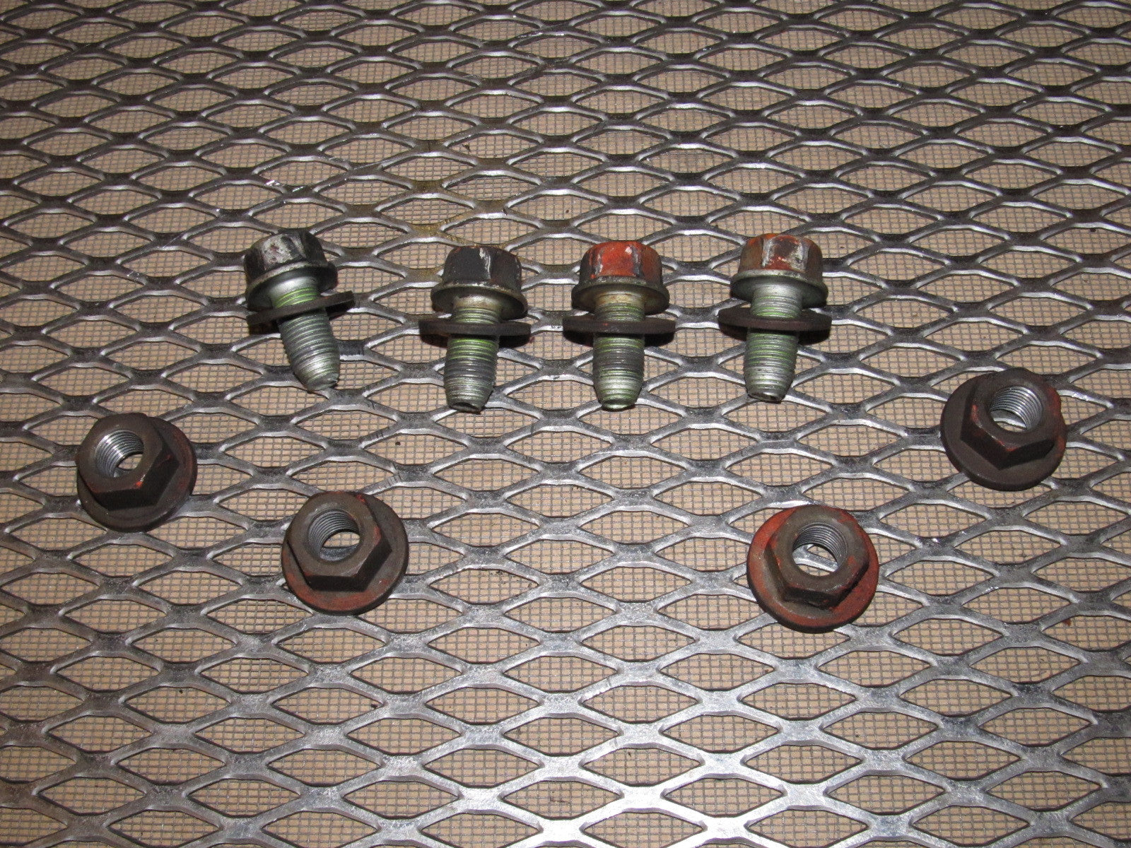 99 00 Mazda Miata OEM Sub Frame Bolts - Front Set