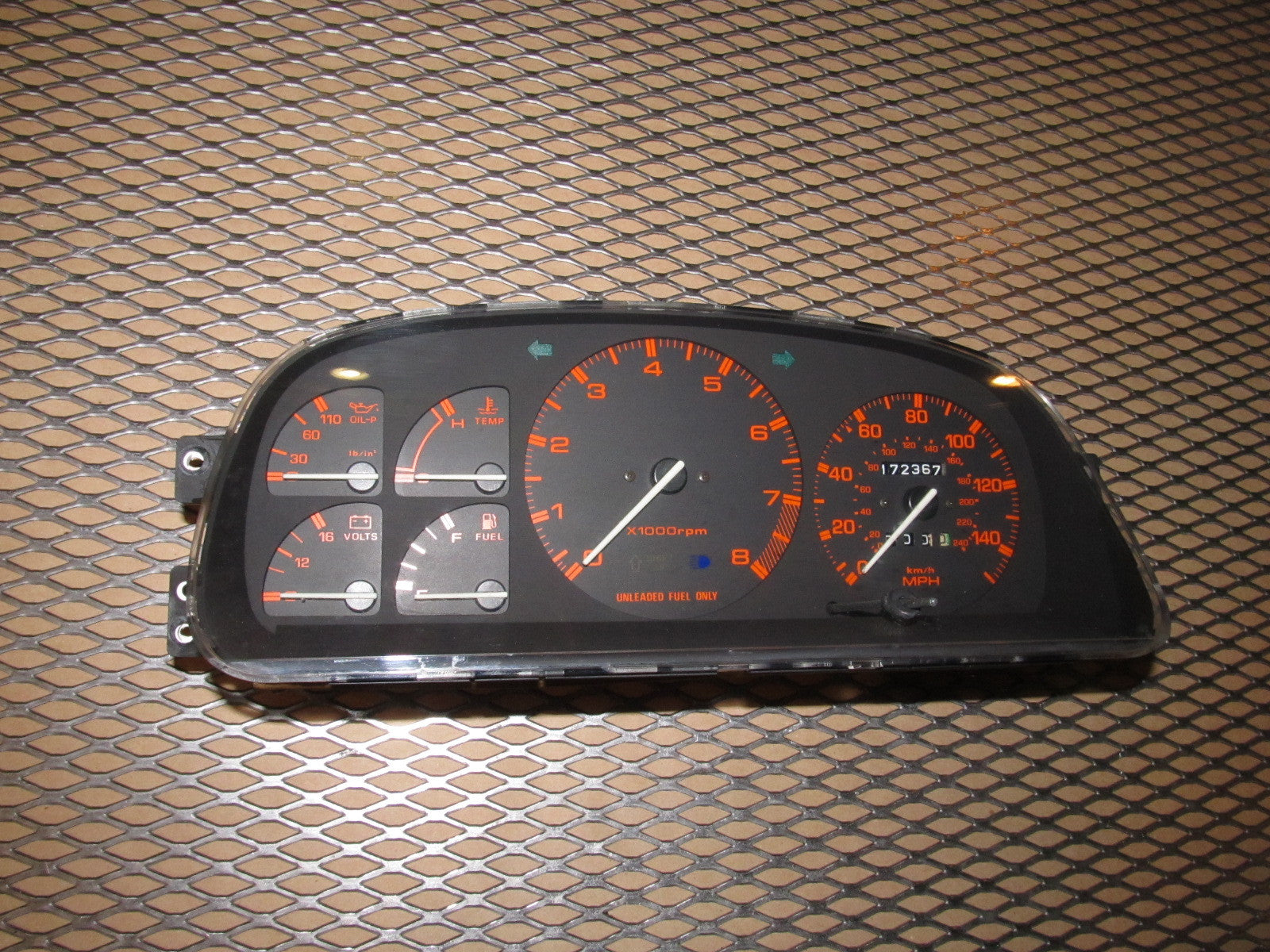 88 Mazda RX7 OEM Convertible Speedometer - M/T