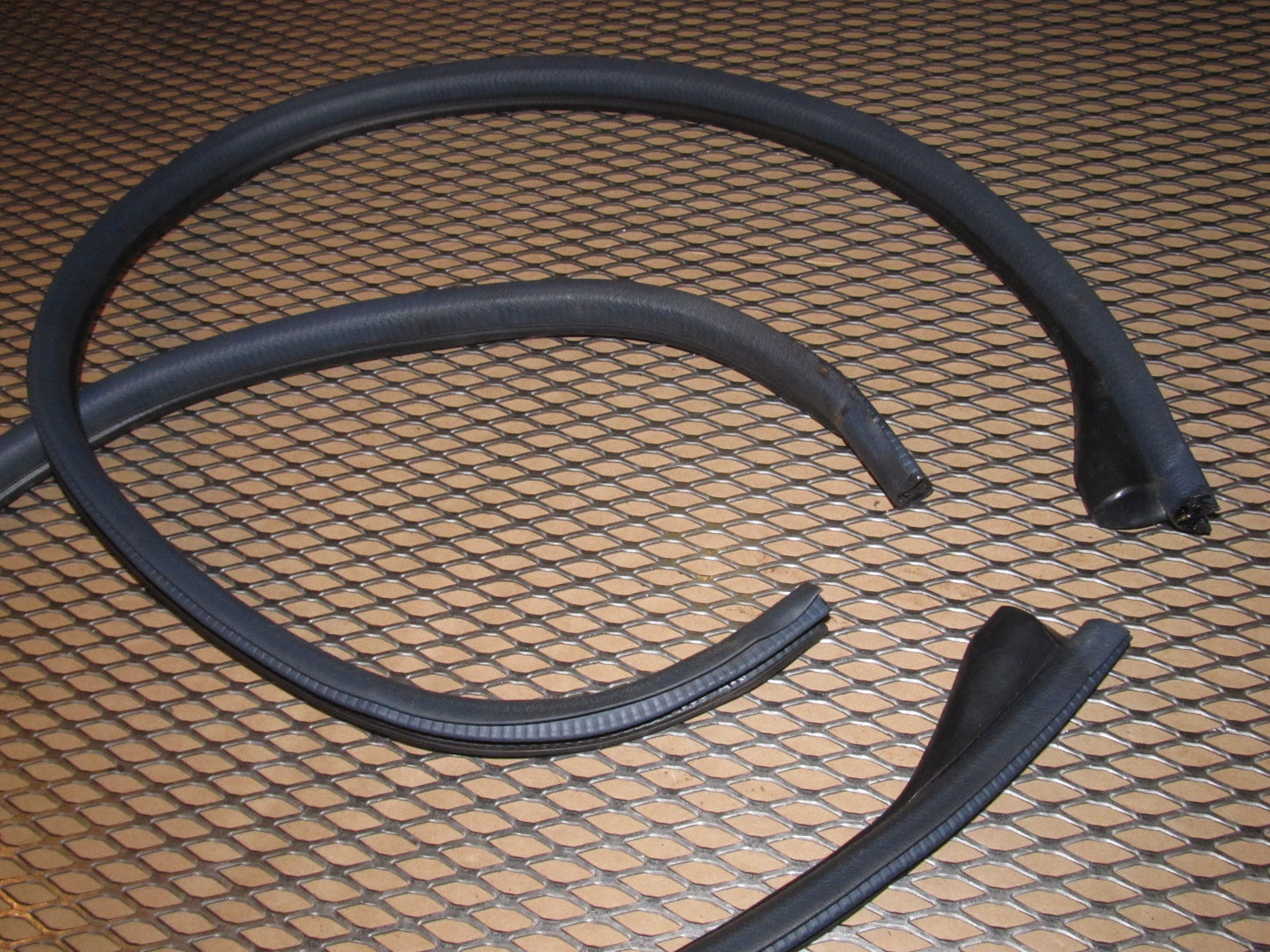 1988 Mazda RX7 OEM Convertible Door Chassis Belt Line Stripping Set