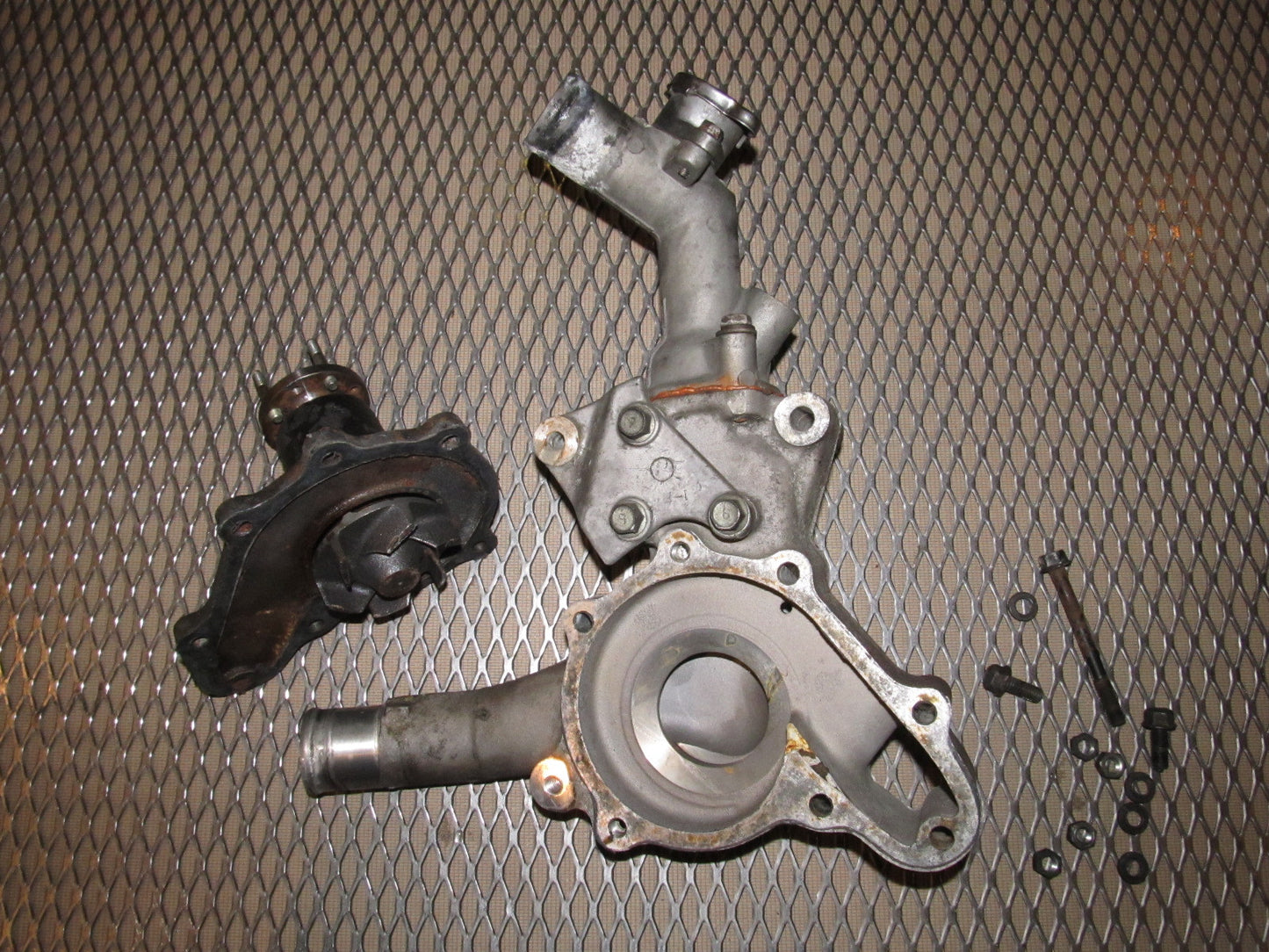 86 87 88 Mazda RX7 OEM Water Pump Housing & Neck