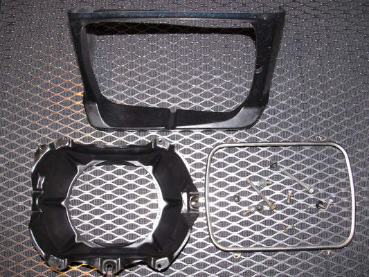 89 90 91 92 Toyota Supra Headlight Bezel & Cover - Left