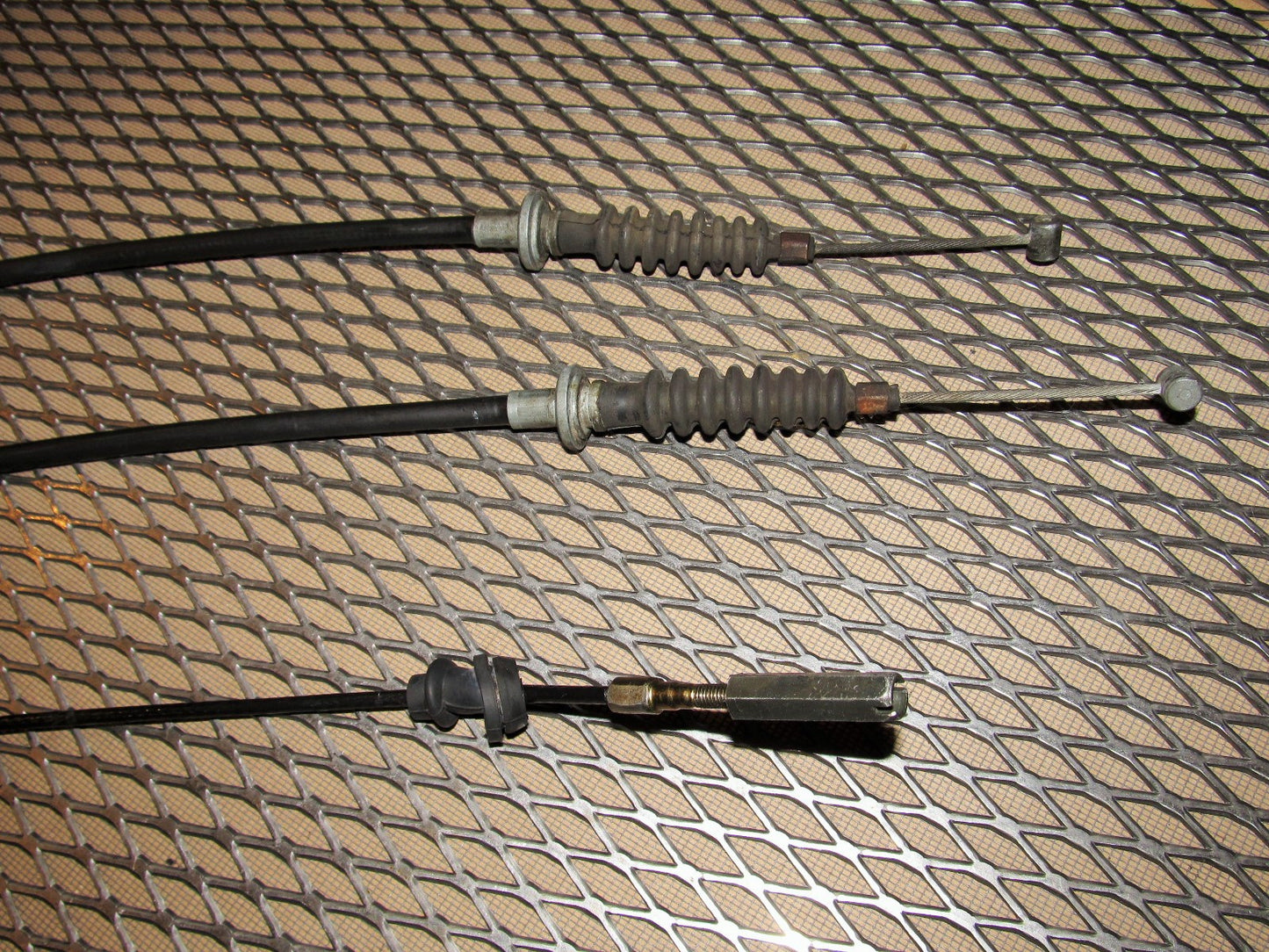 86 87 88 Mazda RX7 OEM Convertible Parking Brake Cable Set