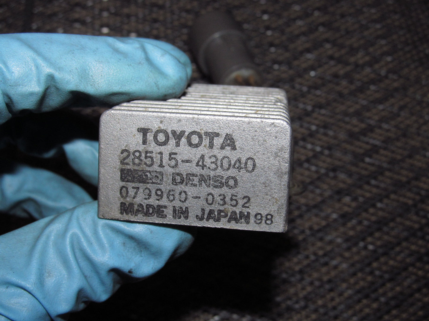 89 90 91 92 Toyota Supra OEM Turbo Resistor Solenoid Relay - 28515-43040