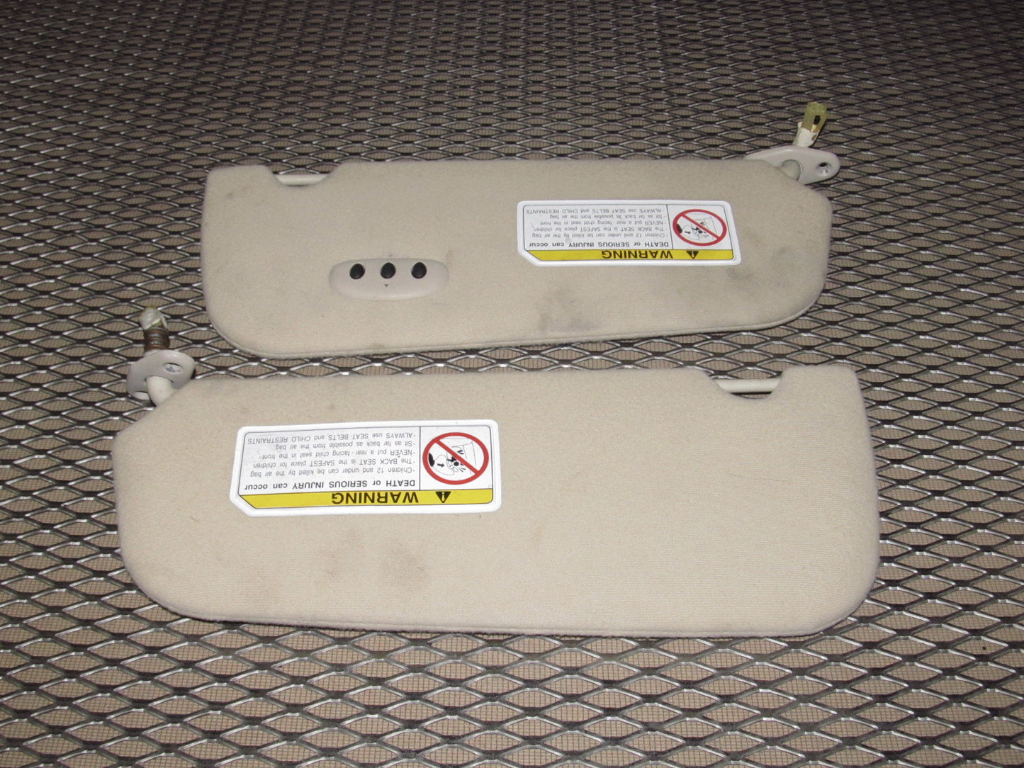 97 98 99 Mitsubishi Eclipse OEM Sun Visor - Set