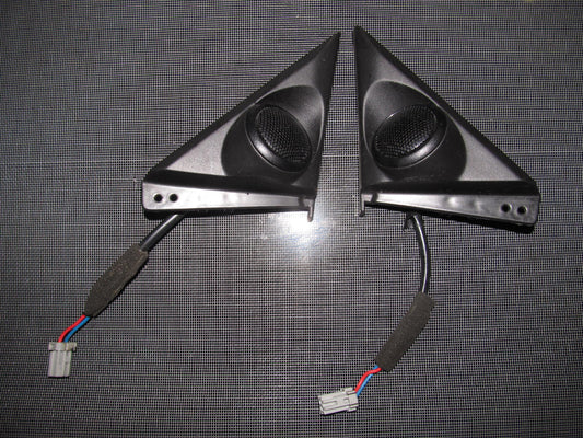 96 97 98 99 00 Honda Civic OEM Tweeter Speaker & Trim Cover Set