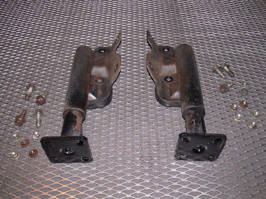 81 82 83 Datsun 280zx OEM Front Bumper Reinforcement Bracket Set