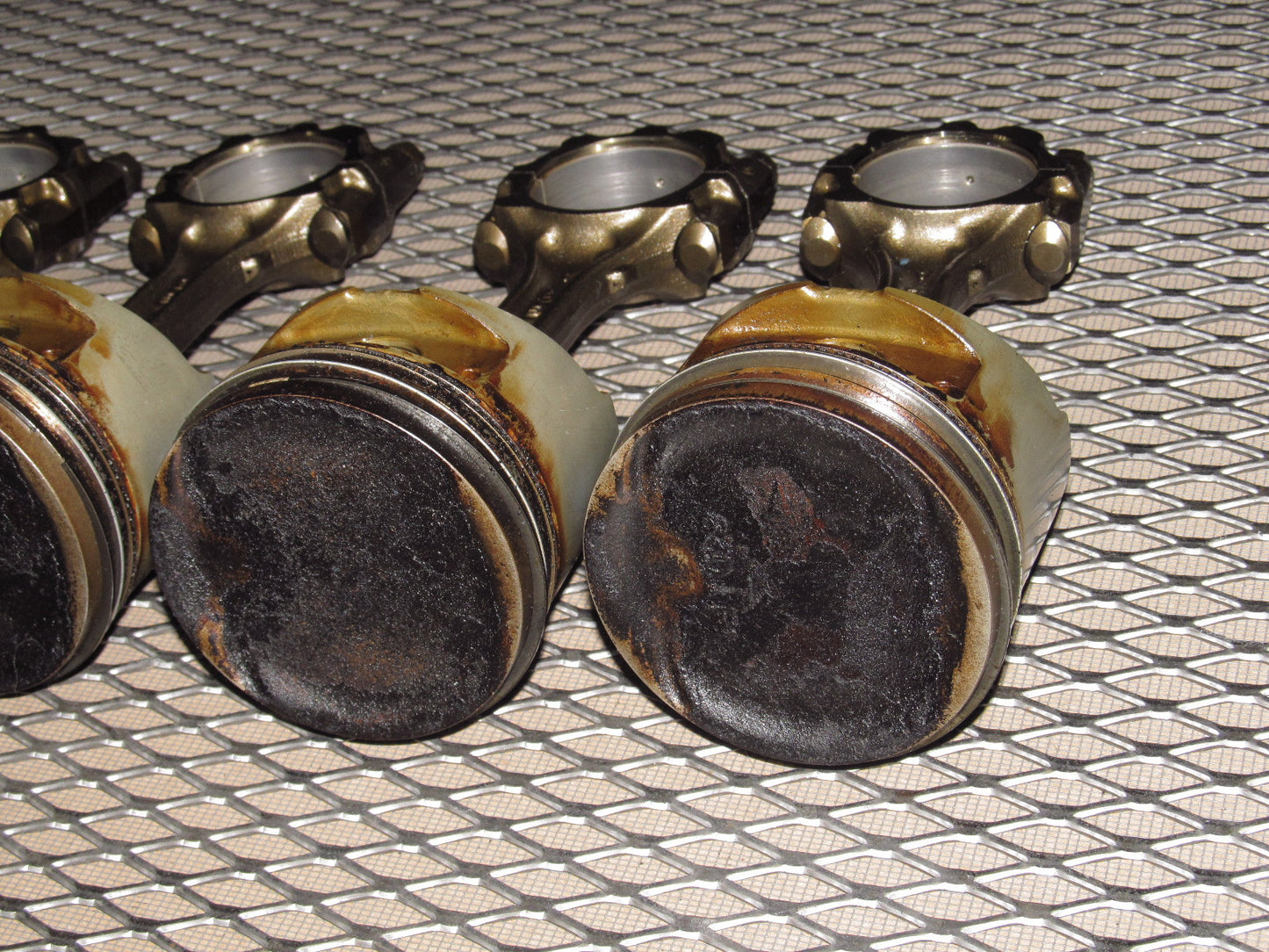 97 98 99 Mitsubishi Eclipse OEM Turbo Piston & Rod Set