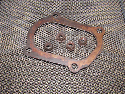 89 90 91 92 Toyota Supra OEM CT26 Turbo Outlet Gasket & Mounting Nuts - 7MGTE