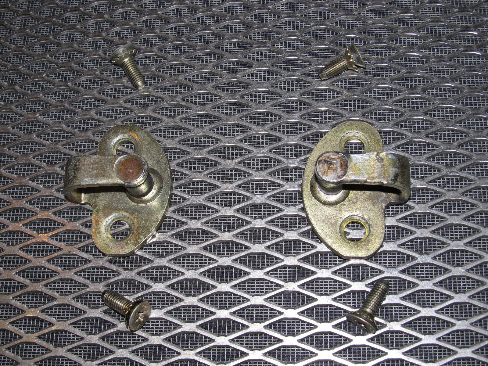 81 82 83 Datsun 280zx OEM Door Latch Striker - Set