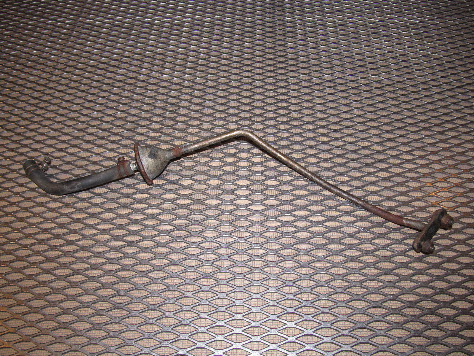 84 85 Mazda RX7 OEM Exhaust Re-route Pipe - Shorter