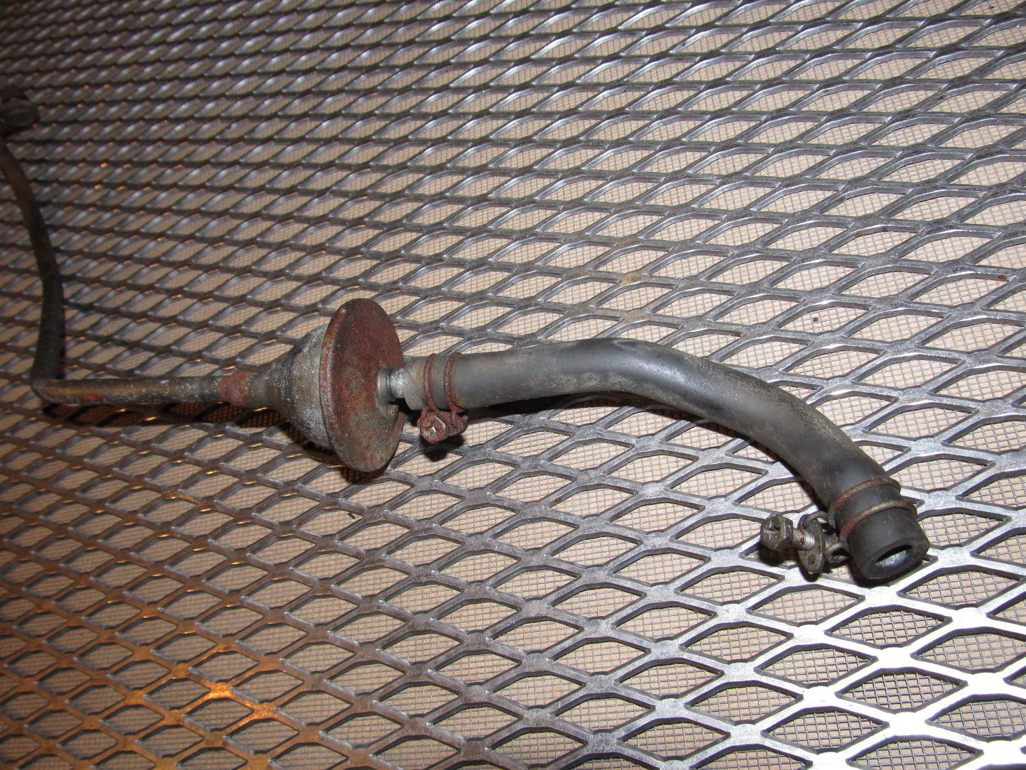 84 85 Mazda RX7 OEM Exhaust Re-route Pipe - Shorter